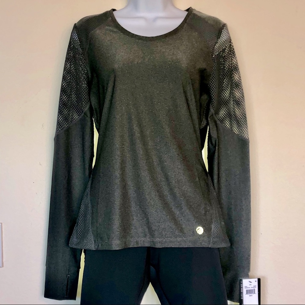 NWT🏷  MPG Grey Athletic Long-sleeve Top